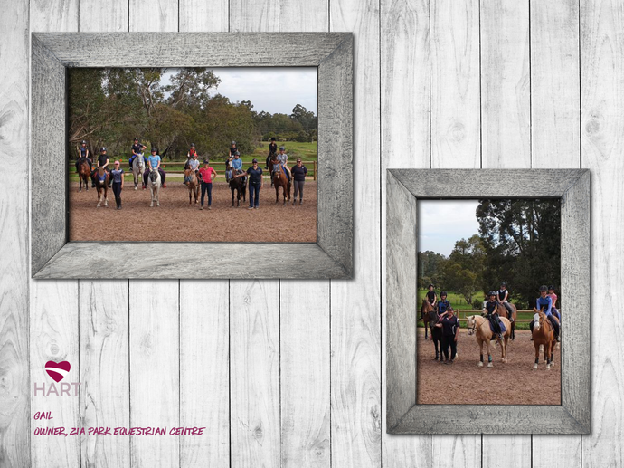 Gail, owner of Zia Park Equestrian Centre