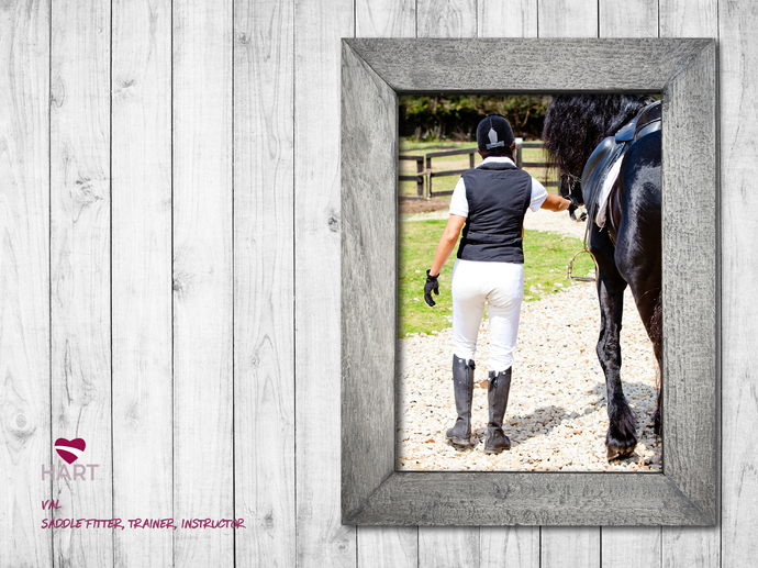 Val, saddle fitter, trainer and instructor at Whisper Wind Equestrian Center